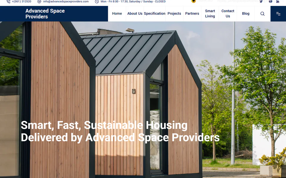 Advanced Space Providers website