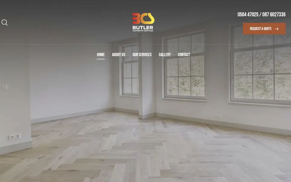 Project preview for Butler Carpentry