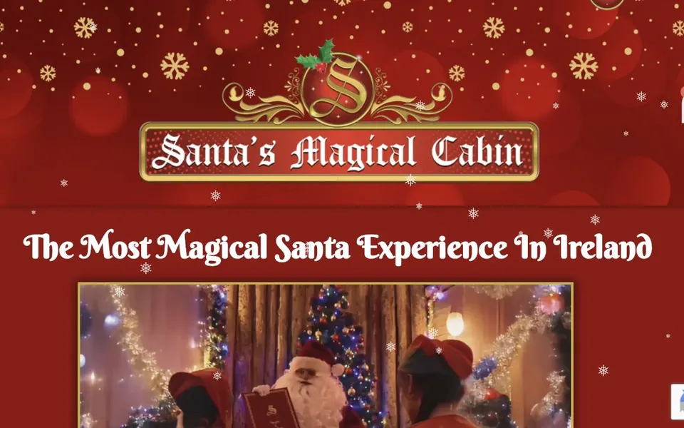 The Santa Experience website