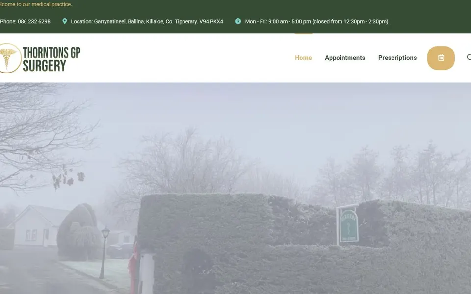 Project preview for Thorntons GP Surgery