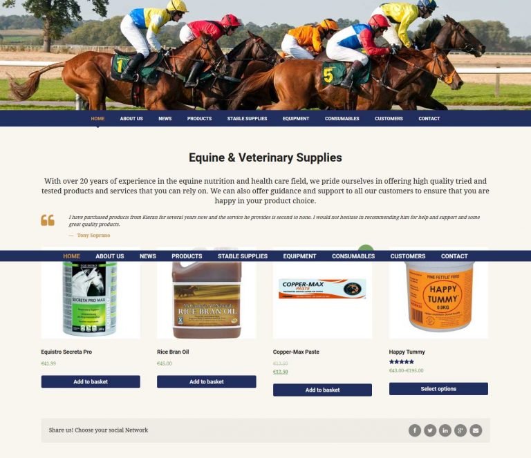Equine & Veterinary Supplies Kincora Design Studio